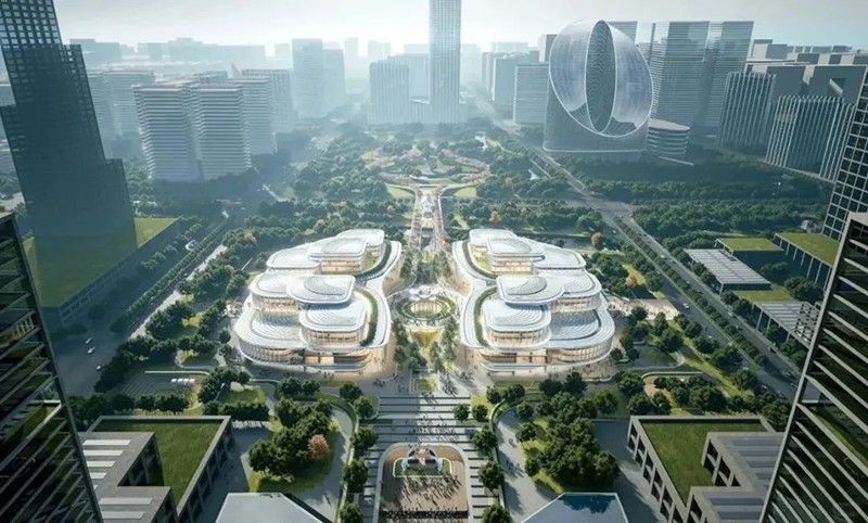 余杭未來科技城市民中心方案公布，即將開工!